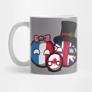 Polandball Countryball England France Canada Christmas gift Mug